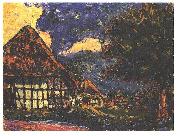 Ernst Ludwig Kirchner House on Fehmarn Spain oil painting artist